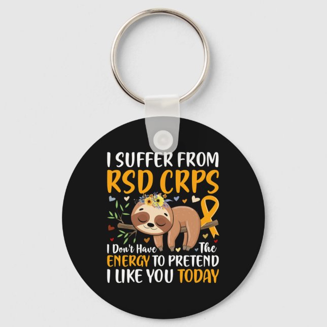 RSD CRPS Complex Regional Pain Syndrome Awareness  Key Ring (Front)