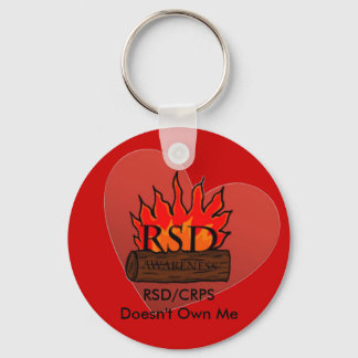 RSD/CRPS Doesn't Own Me Heart Key Ring