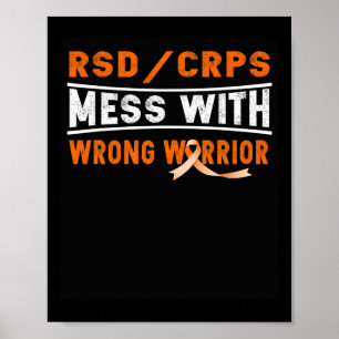 Rsd Crps Mess With The Wrong Warrior Poster