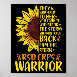 Rsd Crps Novelty Complex Regional Pain Syndrome Aw Poster