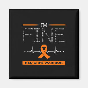 Rsd Crps Warrior I'm Fine  Magnet