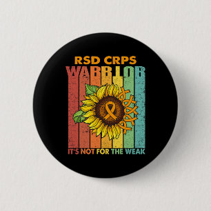 Rsd Crps Warrior It's Not For The Weak 6 Cm Round Badge