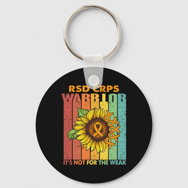 Rsd Crps Warrior It's Not For The Weak  Key Ring (Front)