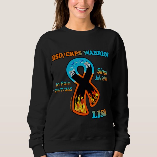 RSD/CRPS WARRIOR...Lisa Sweatshirt (Front)