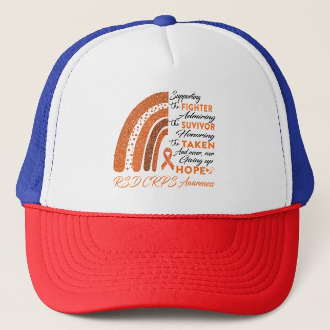 RSD CRPS Warrior Supporting Fighter Trucker Hat (Front)