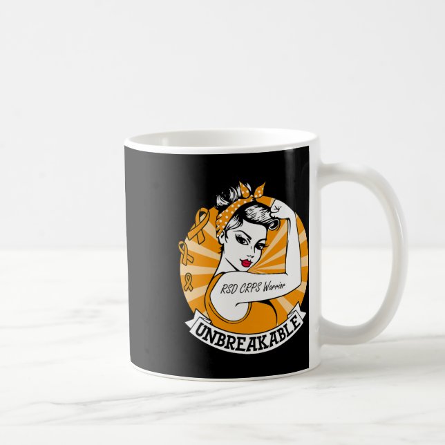 Rsd Crps Warrior Unbreakable Rsd Crps Awareness  Coffee Mug (Right)