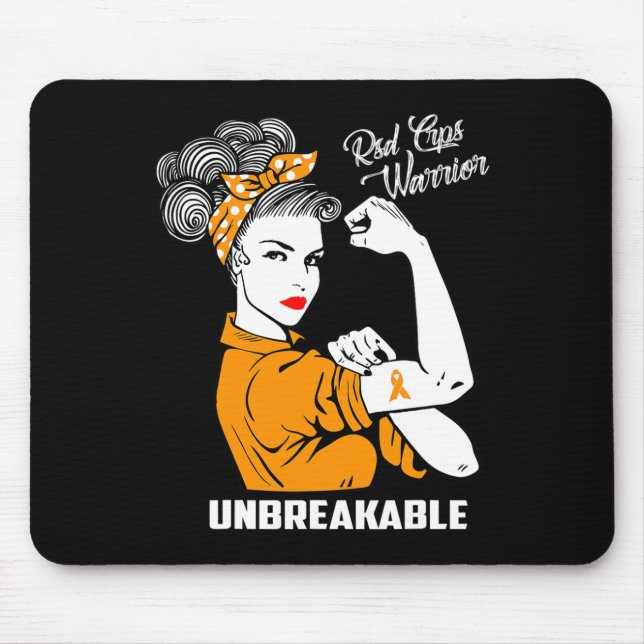 Rsd Crps Warrior Unbreakable Rsd Crps Awareness Gi Mouse Pad (Front)