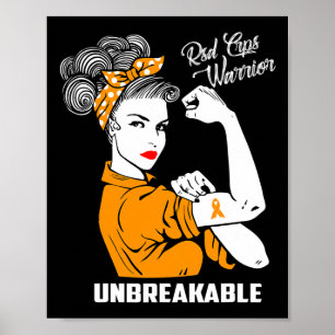 Rsd Crps Warrior Unbreakable Rsd Crps Awareness Gi Poster