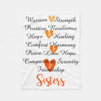 RSD Sisters Affirmations Blanket