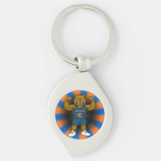 RSD WILDCATS SPORTS PRIDE METAL KEYCHAIN