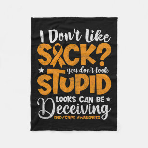 Rsdcrps Awareness Complex Regional Pain Syndrome N Fleece Blanket