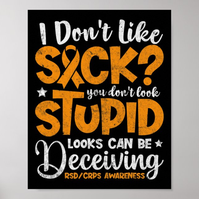 RSDCRPS Awareness Complex Regional Pain Syndrome N Poster (Front)