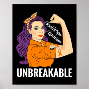 Rsdcrps Awareness Warrior Unbreakable Poster