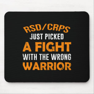 RSDCRPS JUST PICKED THE WRONG WARRIOR  MOUSE PAD