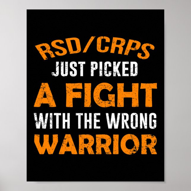 RSDCRPS JUST PICKED THE WRONG WARRIOR  POSTER (Front)