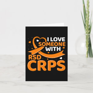 RSDCRPS Orange Ribbon Complex Regional Pain Syndro Card