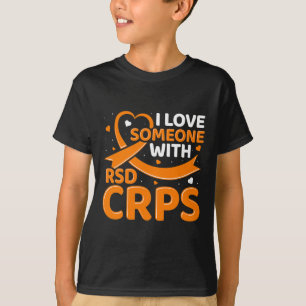 RSDCRPS Orange Ribbon Complex Regional Pain Syndro T-Shirt