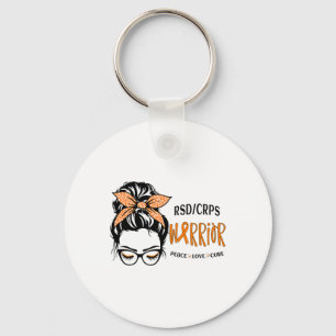Rsdcrps Warrior Awareness Support Squad Messy Bun  Key Ring
