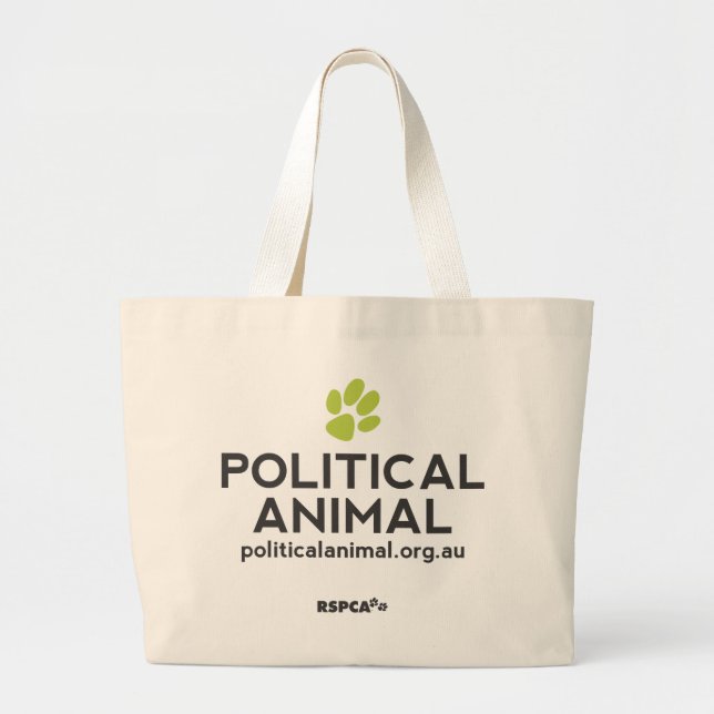 RSPCA Political Animal Jumbo Tote (Front)