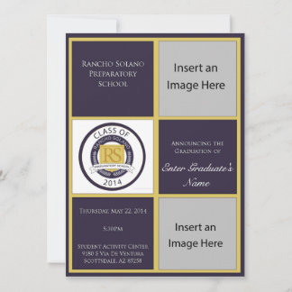 RSPS- Graduation Annoucement (PHOTO) Invitation