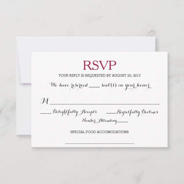 RSVP (Front)