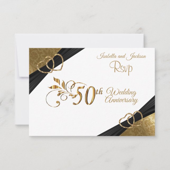 RSVP 50th Golden Anniversary - Damask (Front)