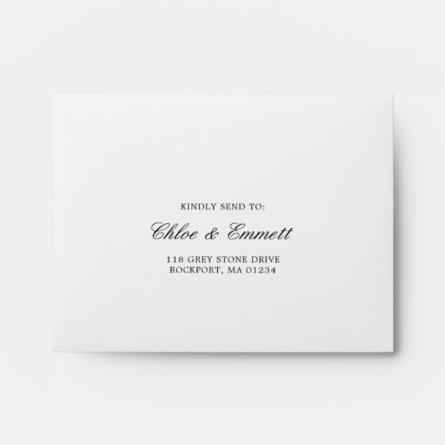 RSVP -  Address Envelope (Front)
