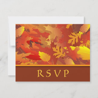 RSVP - Autumn Wedding Invitations