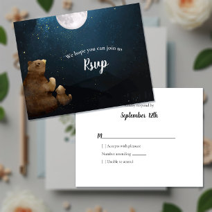 RSVP Baby Shower Bears Over The Moon