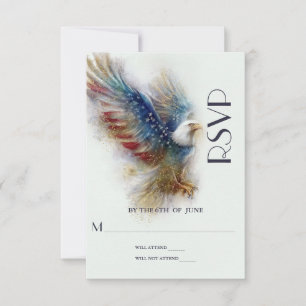 RSVP Bald Eagle Patriotic USA Semiquincentennial