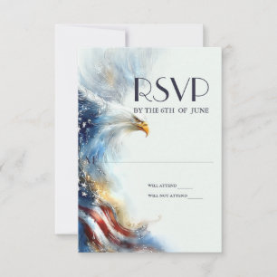 RSVP Bald Eagle Patriotic USA Semiquincentennial