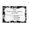 RSVP Black and Silver Damask