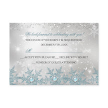 RSVP Blue Pearl Snowflake Christmas Party