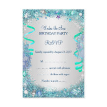 RSVP Blue Under The Sea Birthday Party
