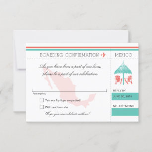RSVP Boarding Pass TO Mexico