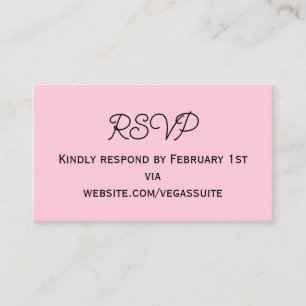 RSVP Card