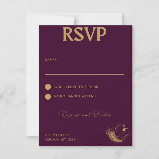 RSVP Card (Front)