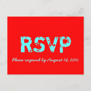 RSVP Card Retro