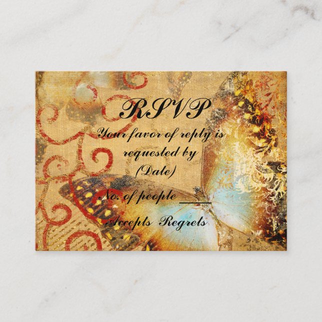 RSVP Card Template (Front)