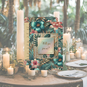  RSVP Card Tropical Elegance