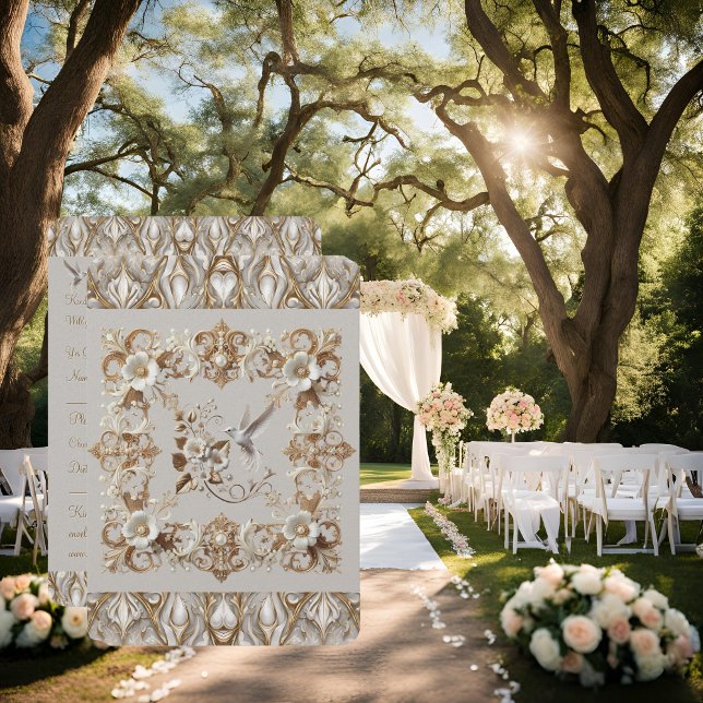  RSVP Card White Hummingbird Wedding (Creator Uploaded)