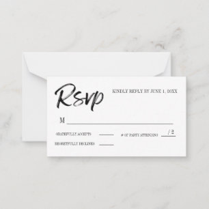 RSVP Card with # Attending Added