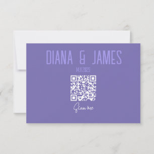 RSVP Card with QR Code