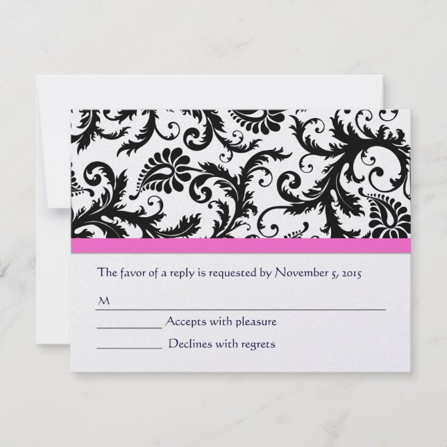 RSVP Cards-Require the 5 x 7 size Inivitations (Front)