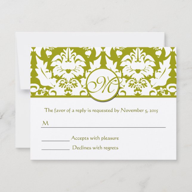 RSVP Cards-Require the 5 x 7 size Inivitations (Front)