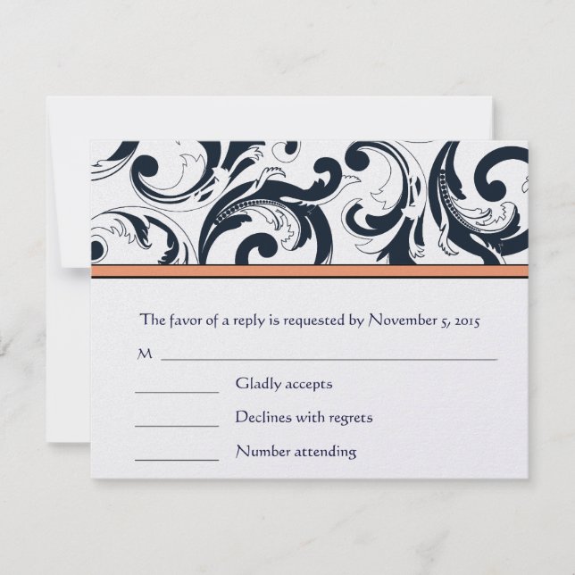RSVP Cards-Require the 5 x 7 size Inivitations (Front)