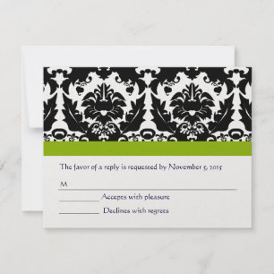 RSVP Cards-Require the 5 x 7 size Inivitations