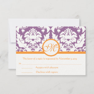 RSVP Cards-Require the 5 x 7 size Inivitations Card