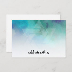 RSVP Cool Colours Aqua Blue Purple White