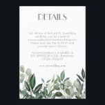 RSVP enclosure card greenery wreath<br><div class="desc">Greenery Bouquet,  A rich dark lush wedding invitation of greenery for a distinctive suite that could be festive,  or high summer depending on the envelopes and accessories. Sage green,  dark emerald,  and a white backdrop. A perfect amount of rustic charm,  and elegant botanicals.</div>